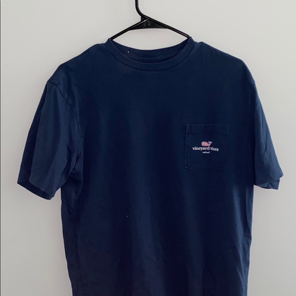 navy vineyard vines short sleeve tee